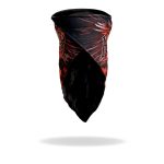 Hot Leathers FWC1003 Storm Cloud Eagle Face Wrap Neck Warmer - Image 5