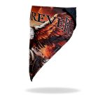 Hot Leathers FWC1003 Storm Cloud Eagle Face Wrap Neck Warmer - Image 6