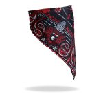 Hot Leathers FWC1004 Red Paisley Face Wrap Neck Warmer - Image 4