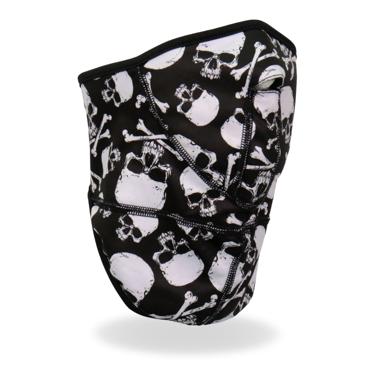 fwc2003-a01.jpg Hot Leathers FWC2003 Skull and Crossbones Face Wrap Neck Warmer - Image 1