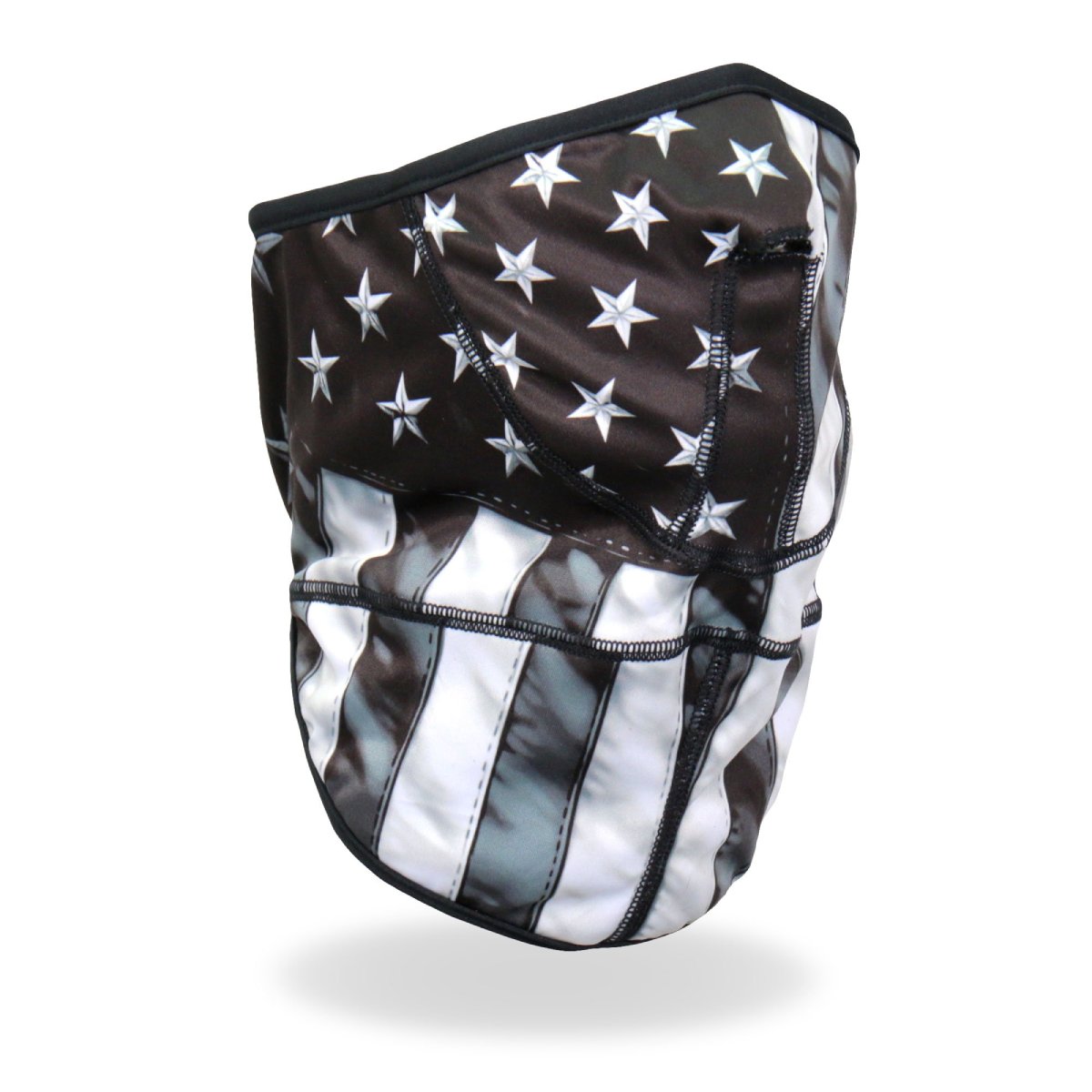 fwc2004-a01.jpg Hot Leathers FWC2004 Grey American Flag Face Wrap Neck Warmer - Image 1