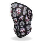 Hot Leathers FWC2007 Sugar Skulls Face Wrap Neck Warmer - Image 3
