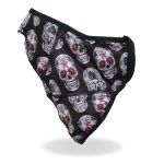 Hot Leathers FWC2007 Sugar Skulls Face Wrap Neck Warmer - Image 4