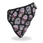Hot Leathers FWC2007 Sugar Skulls Face Wrap Neck Warmer - Image 5