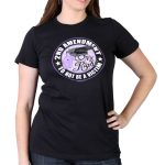 Hot Leathers GLR1262 ‘2nd Amendment My Right To Not Be A Victim’ Black Ladies T-Shirt