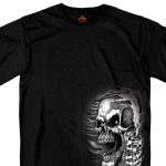 Hot Leathers GMD1076 Men’s ‘Assassin’ Double Sided Black T-shirt
