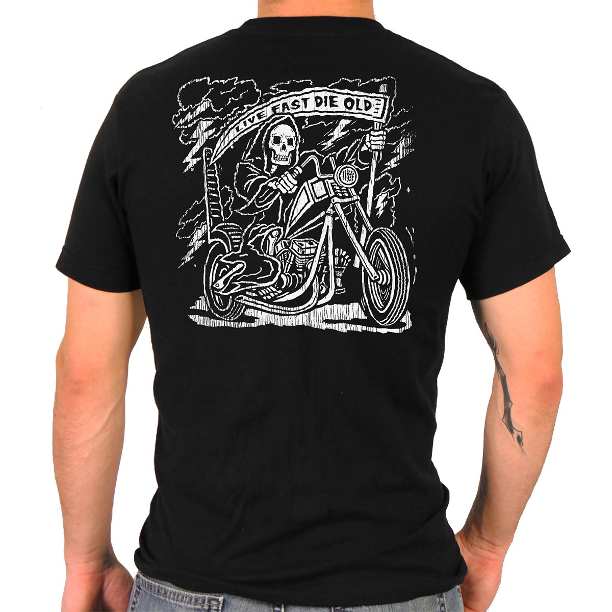 gmd1484-m02-cpete_52e5797f-edb3-4667-86b2-d5c03bc00258.jpg Hot Leathers GMD1484 Men’s Black ‘Reaper’ T-Shirt - Image 1