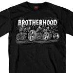 Hot Leathers GMS1408 Men’s ‘Ride As One’ Short Sleeve Black T-Shirt
