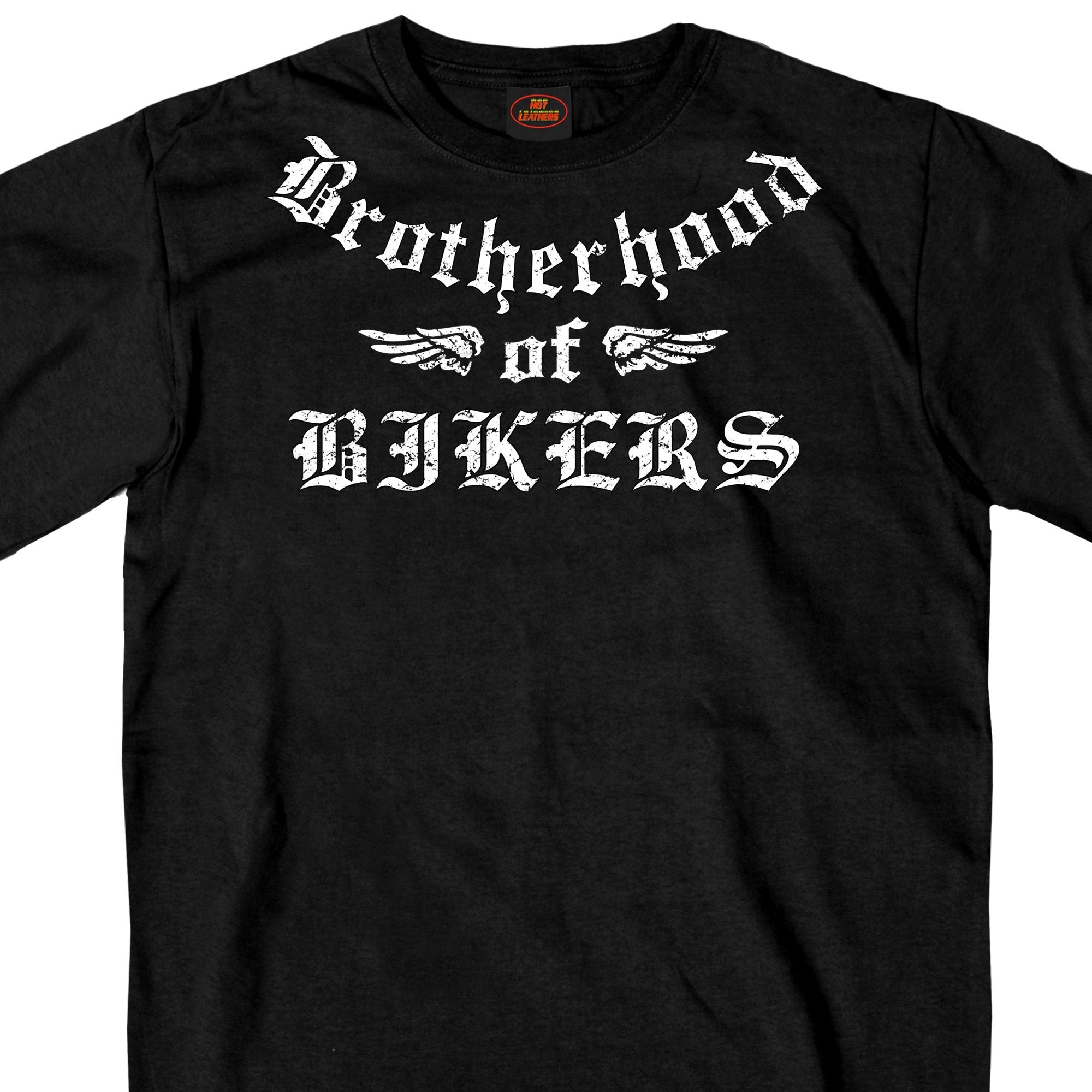 gms1448-a01_1.jpg Hot Leathers GMS1448 Mens Brotherhood of Bikers Black T-Shirt - Image 1