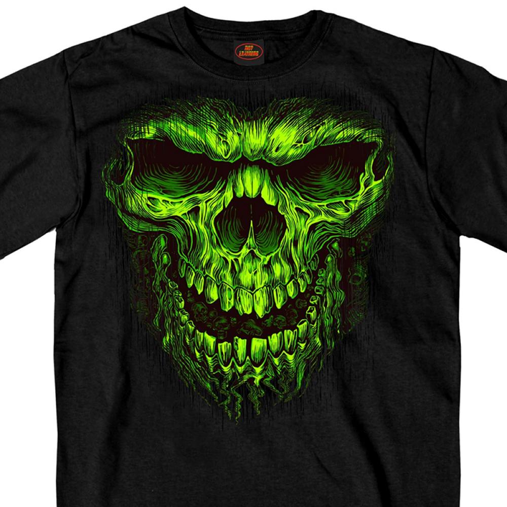 gms1476-a01_8b8efe57-1837-41a2-beae-bc71553a85af_800.jpg Hot Leathers GMS1476 Men’s Shredder Skull Black T-Shirt - Image 1