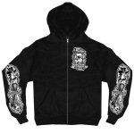 Hot Leathers GMZ4538 Men’s Memento Mori Hooded Zipper Sweatshirt