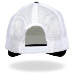 Hot Leathers GSH1009 Knuckles Black and White Trucker Hat - Image 5