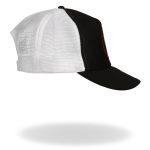 Hot Leathers GSH1012 Rooster Black and White Trucker Hat - Image 4