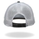 Hot Leathers Crooked Road Gray And White Trucker Hat GSH1042 - Image 4