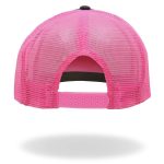 Hot Leathers Pink And Black Trucker Hat Skeleton Hand GSH1053 - Image 4