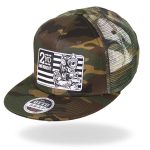 Hot Leathers GSH2001 2nd Amendment Snap Back Camo Hat - Image 2