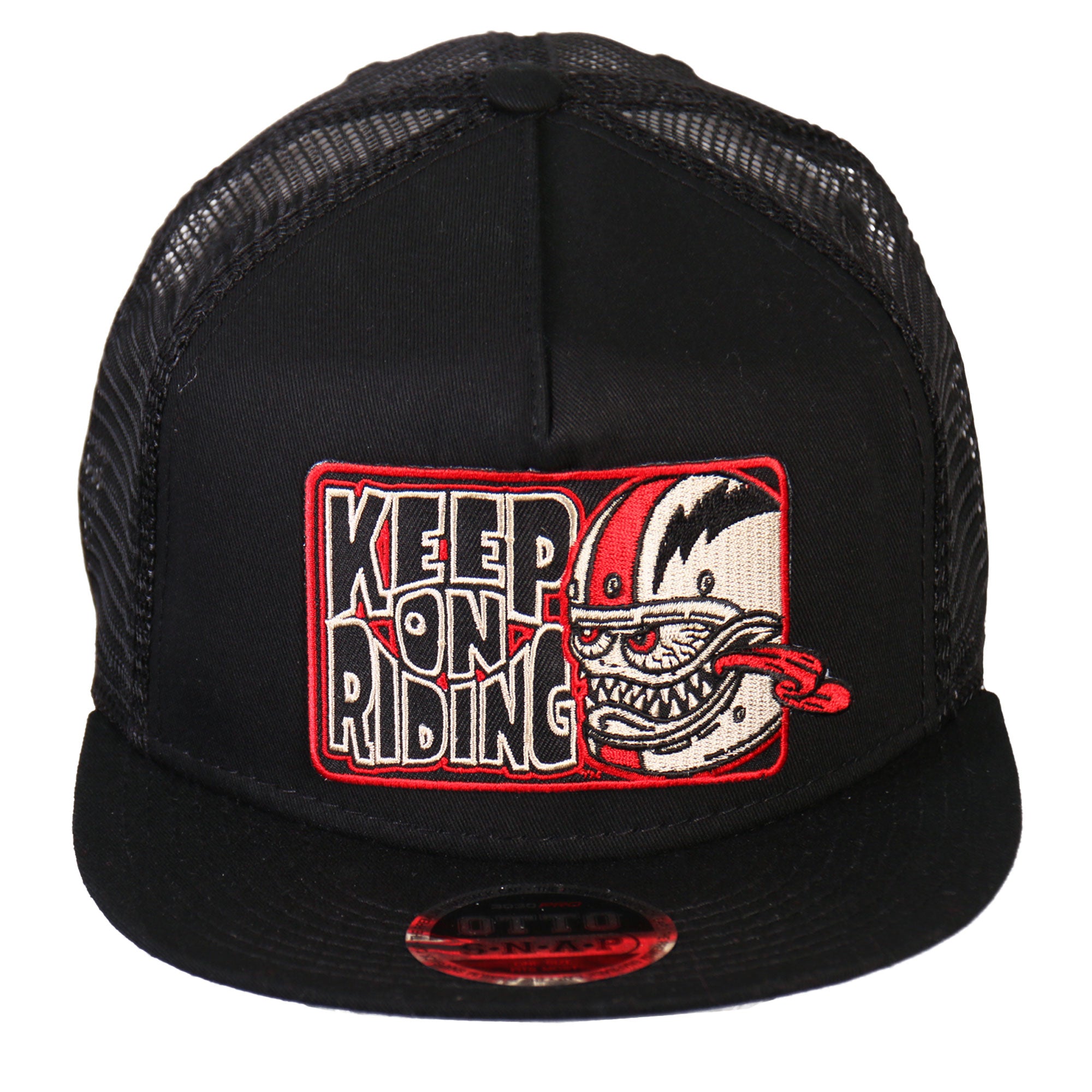 gsh2002-a01.jpg Hot Leathers GSH2002 Bobber Monster Snap Back Ball Cap - Image 1