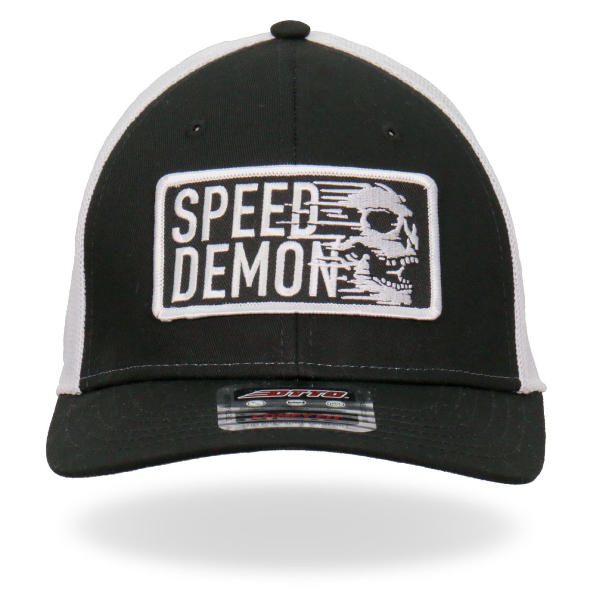 gsh2014-a01.jpg Hot Leathers GSH2014 Speed Demon Snapback Hat - Image 1