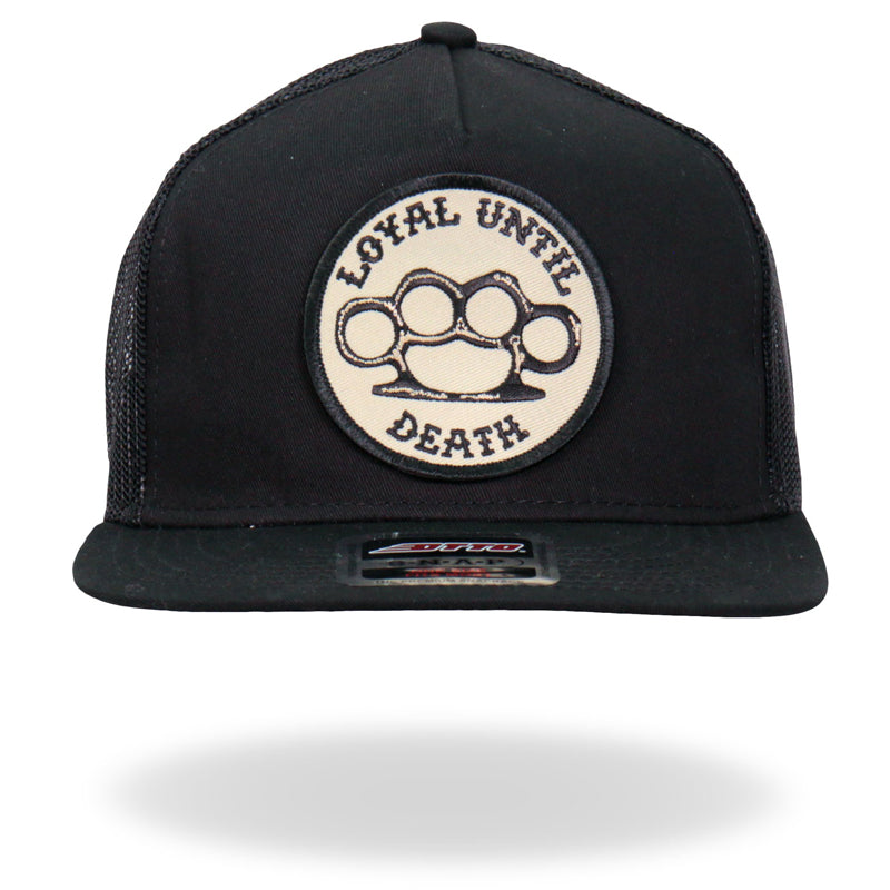 gsh2015-a01.jpg Hot Leathers GSH2015 Loyal Until Death Snapback Hat - Image 1