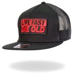 Hot Leathers GSH2022 Live Fast Die Old Snapback - Image 2