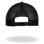 Hot Leathers GSH2024 Black Pepperoni Skull Pizza Snapback Hat - Image 2