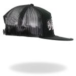Hot leathers Black 5 Skulls Straight Snapback Hat GSH2034 - Image 5