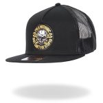 Hot Leathers Black Yellow And White Mechanic Can’t Fix Stupid Snapback Hat GSH2036