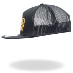 Hot Leathers Black Orange And Yellow Snapback Titties & Beer GSH2042 - Image 2