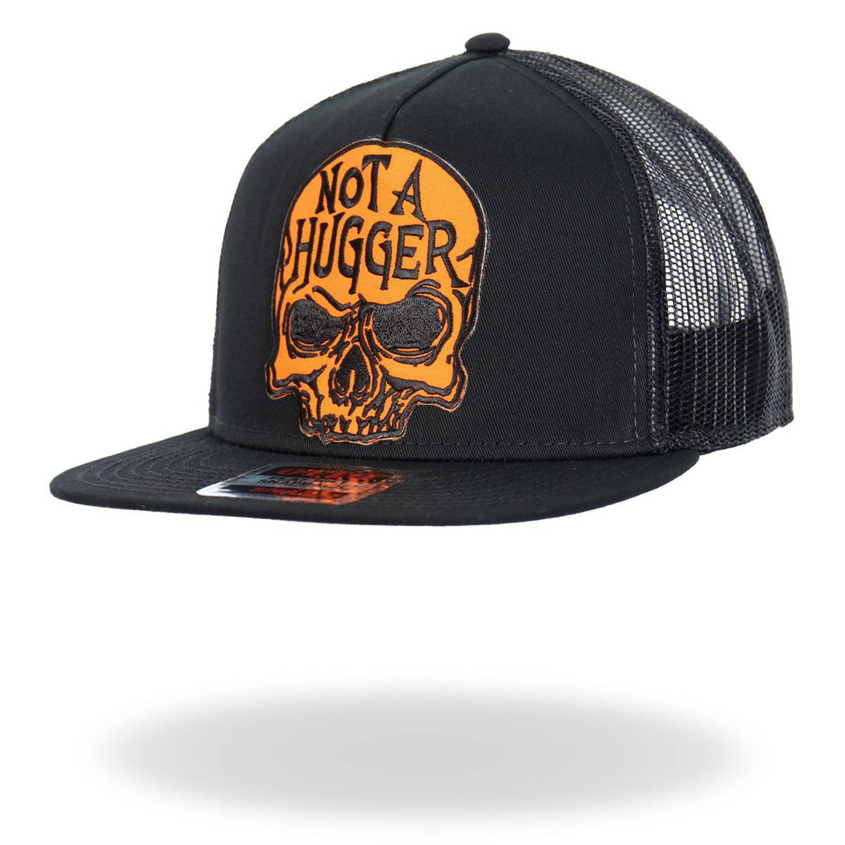 gsh2045-a02.jpg Hot Leathers GSH2045 Black Snapback Not A Hugger - Image 1
