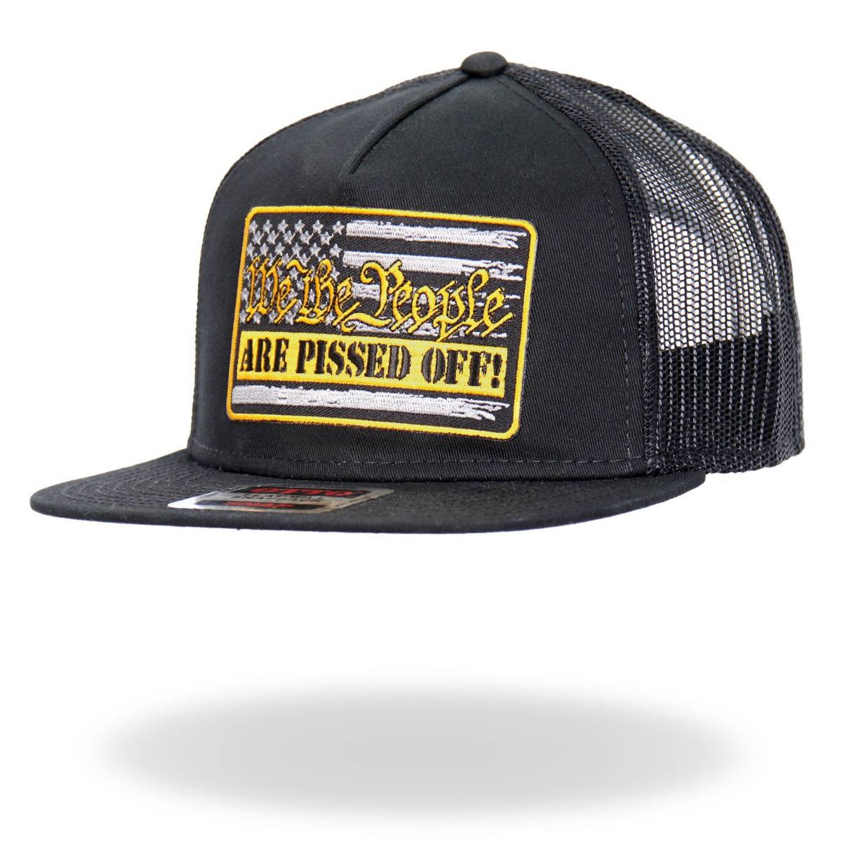 gsh2046-a02.jpg Hot Leathers We the People Snapback Hat GSH2046 - Image 1