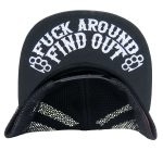 Hot Leathers FAFO Snapback Hat with Under Bill Print GSH4005 - Image 7