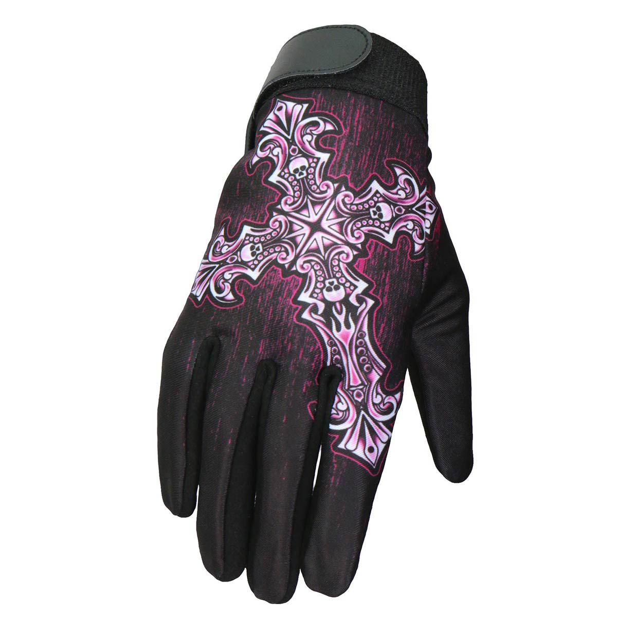 gvl3001-a01.jpg Hot Leathers GVL3001 Women’s ‘Sublimated’ Textile Mechanic Gloves - Image 1