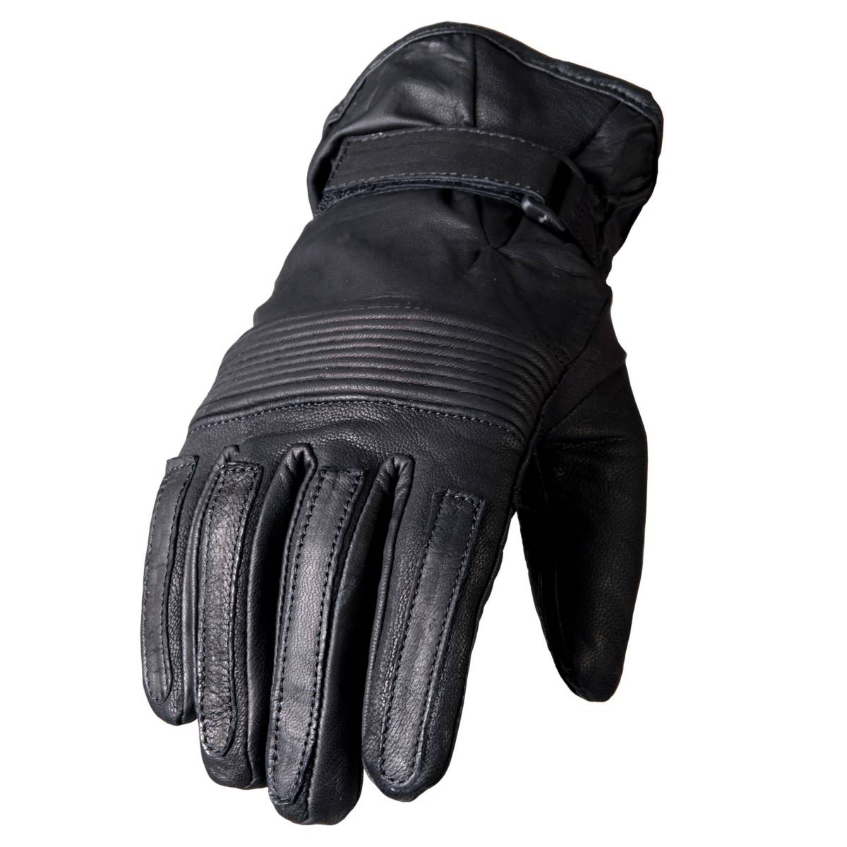 gvm1002-a01.jpg Hot Leathers GVM1002 Ribbed Knuckles Unlined Leather Glove - Image 1