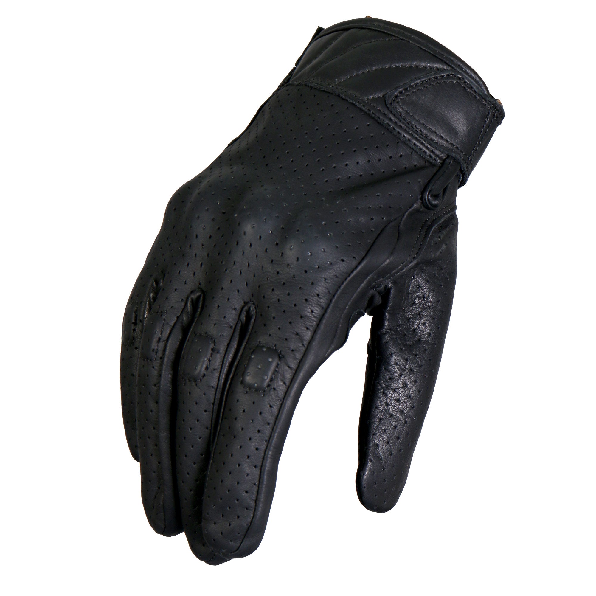 gvm1023-a01.jpg Hot Leathers GVM1023 Premium Leather Vented Knuckle Guard Gloves - Image 1