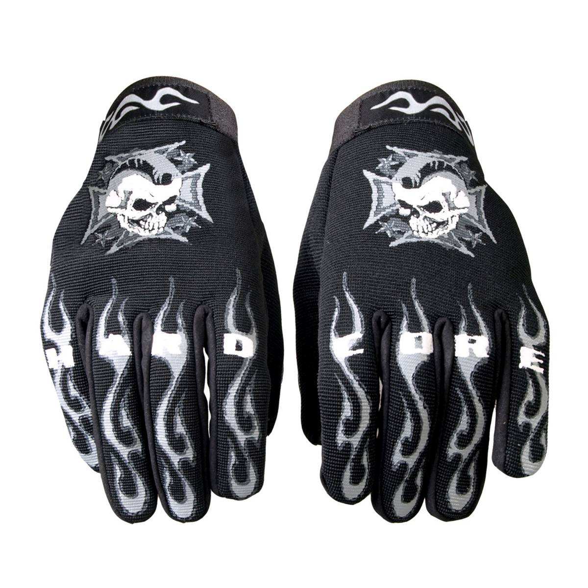 gvm2003-a01.jpg Hot Leathers GVM2003 Hardcore Mohawk Mechanics Gloves - Image 1