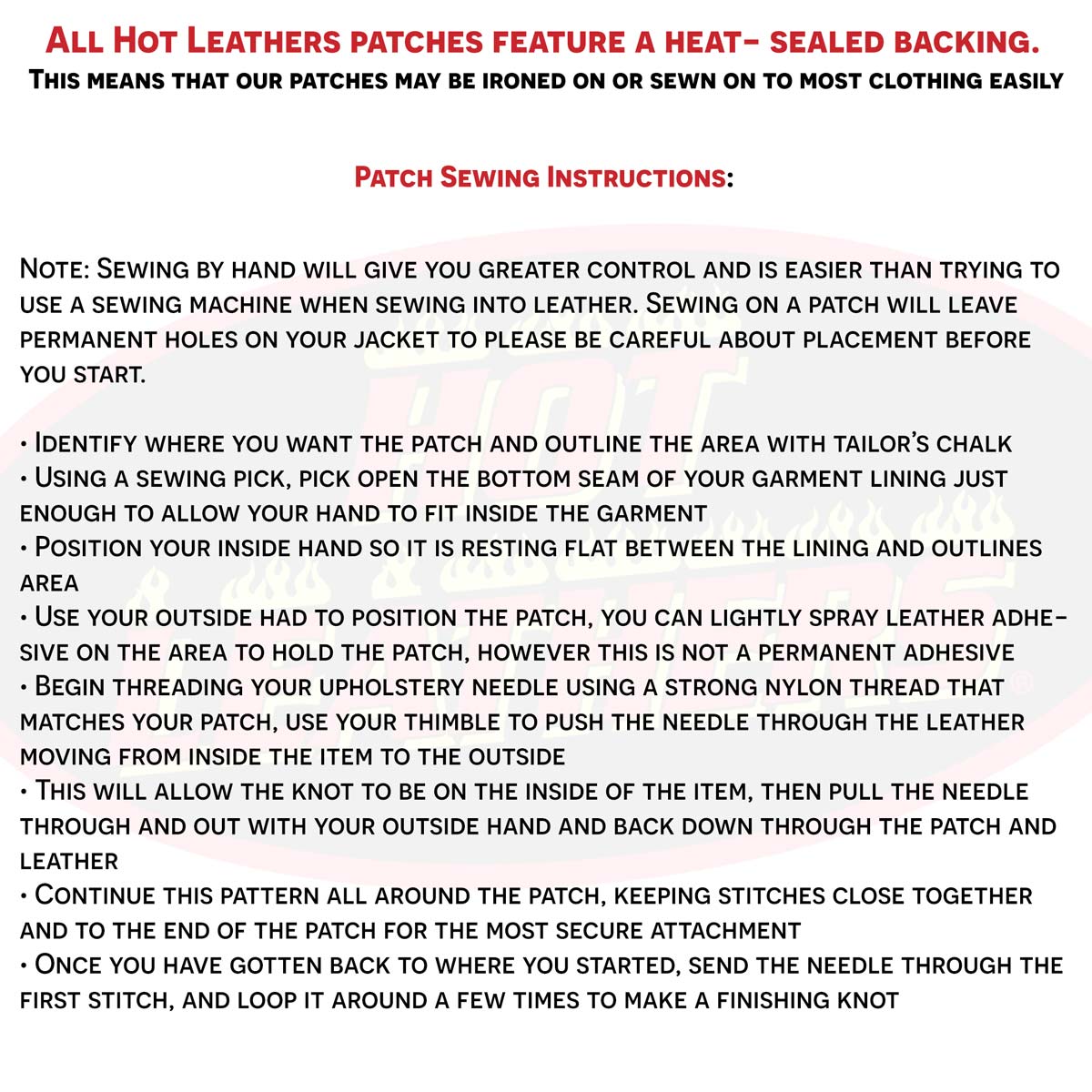 hl-new-patch-sewing-instructions-web_be1cff3e-0ce5-47ac-a93a-a1be8549eb93.jpg Hot Leathers PPA6423 Cobra Patch - Image 1