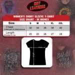 Hot Leathers GLR1412 ‘Sugar Woman’ Ladies Black T-Shirt - Image 3