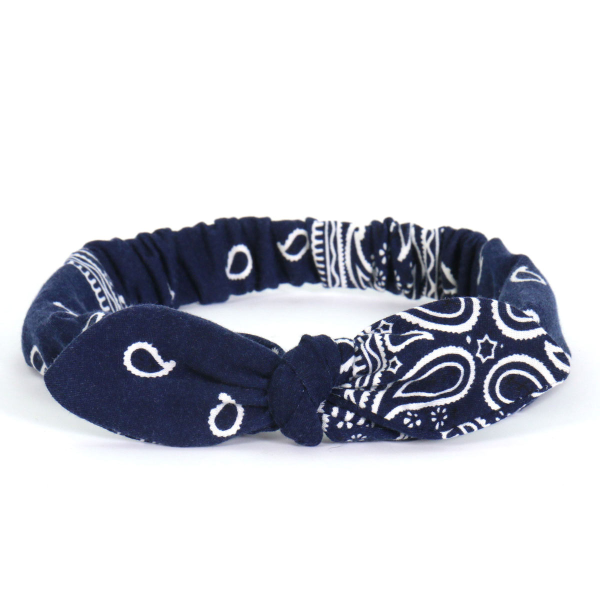 hrj1004-a01-edit-a.jpg Hot Leathers HRJ1004 Paisley Navy Headband - Image 1
