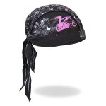 Hot Leathers HWH1022 Lady Rider Stud Headwrap - Image 3