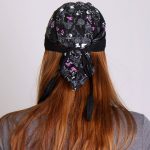 Hot Leathers HWH1022 Lady Rider Stud Headwrap - Image 6