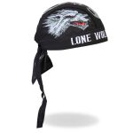 Hot Leathers HWH1041 Lone Wolf Headwrap - Image 4