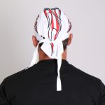 Hot Leathers HWH1043 American Bike Headwrap White - Image 7