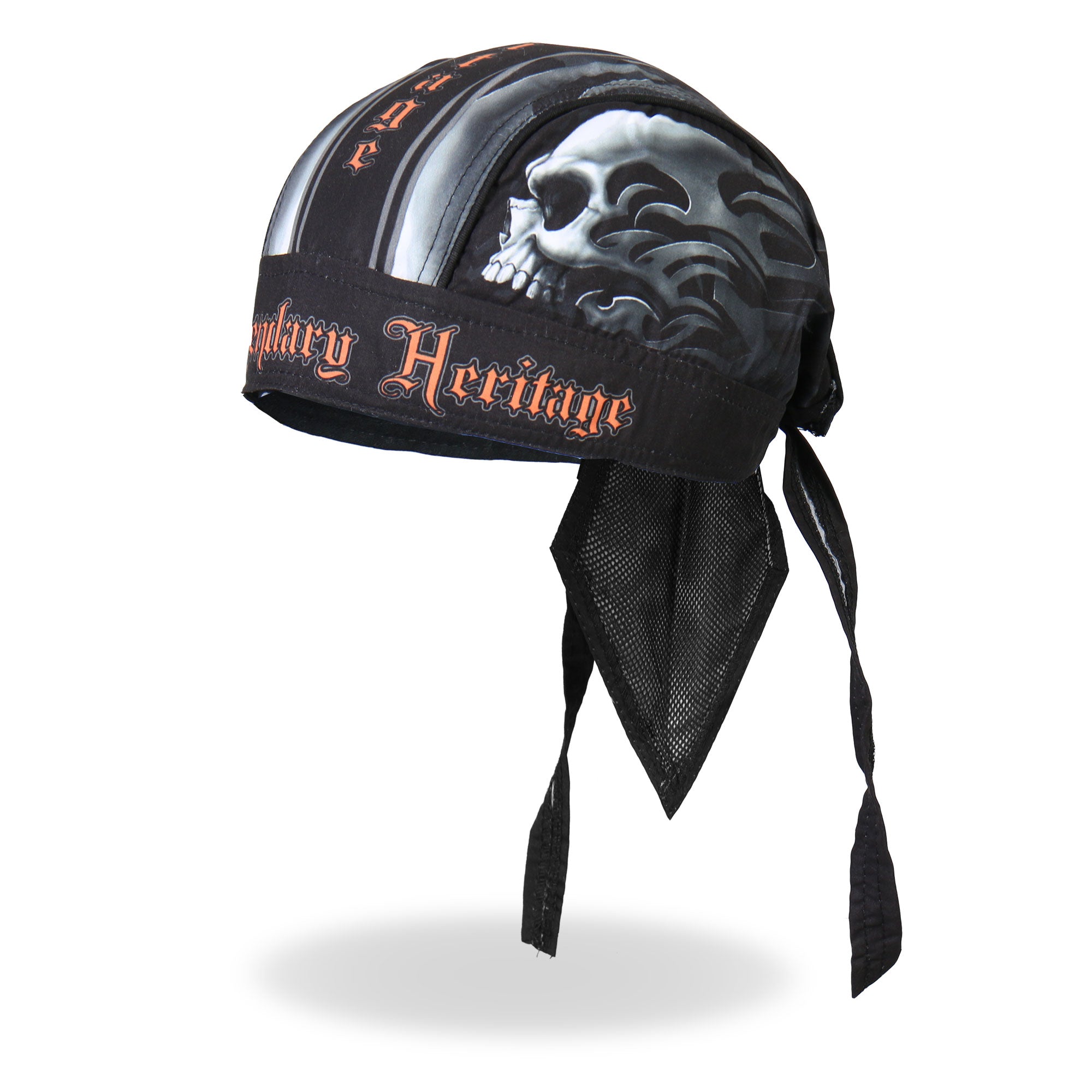 hwh1047-a01.jpg Hot Leathers HWH1047 Skull Face Headwrap - Image 1