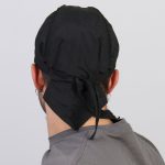Hot Leathers HWH1064  Classic Black Premium Headwrap - Image 6