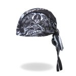 Hot Leathers HWH1072  Death Wings Headwrap - Image 2