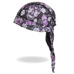 Hot Leathers HWH1078  Sugar Skull Headwrap - Image 2