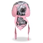 Hot Leathers HWH1087 Banner Skull Headwrap - Image 2