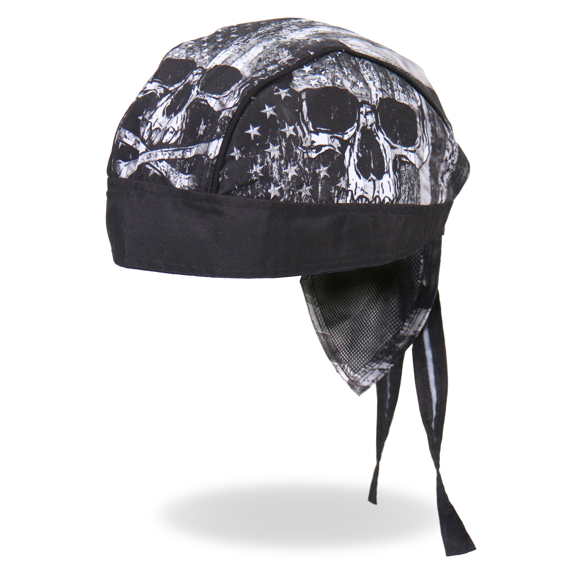 hwh1090-a01.jpg Hot Leathers HWH1090 Skull Flag Headwrap - Image 1