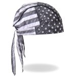 Hot Leathers HWH1092 Gray Flag Headwrap - Image 3
