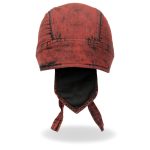 Hot Leathers HWH1106 Rust Dye Denim Headwrap - Image 2